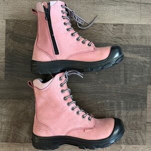 Pilote & Filles (P&F)Pink color Ladies work boot size 6.5